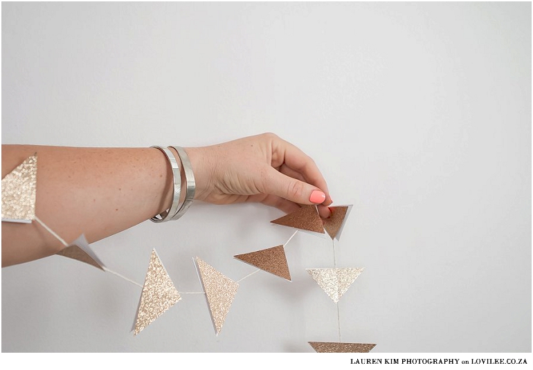 DIY Christmas bunting