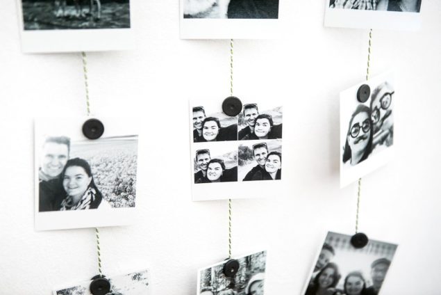 Photo hanger DIY tutorial