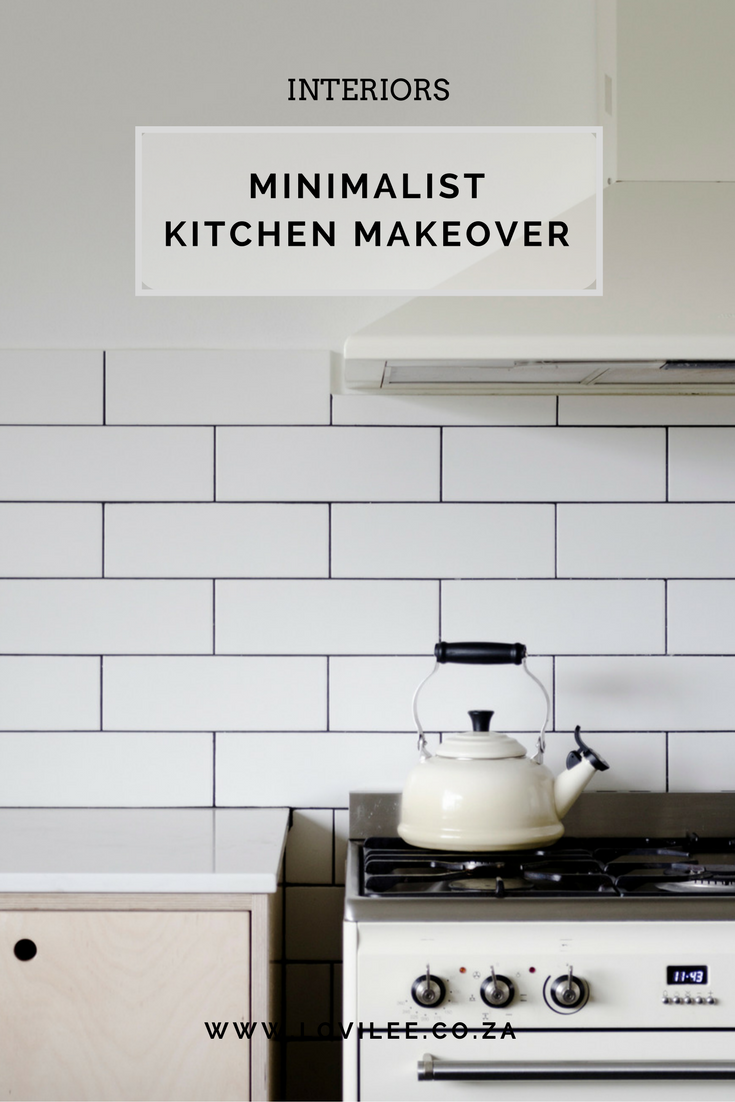 Minimalist kitchen makeover