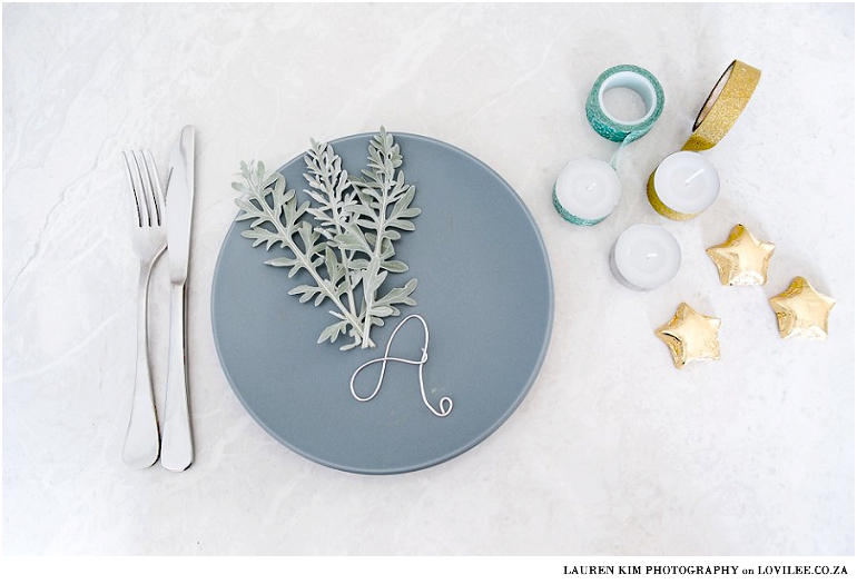 Christmas place settings ideas