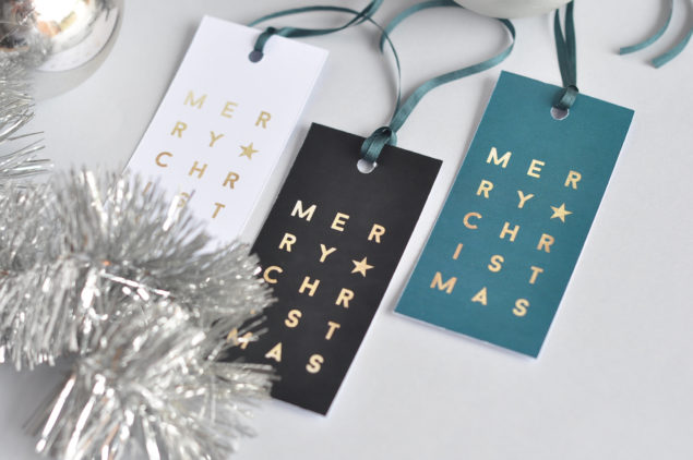 Free printable Christmas Tags