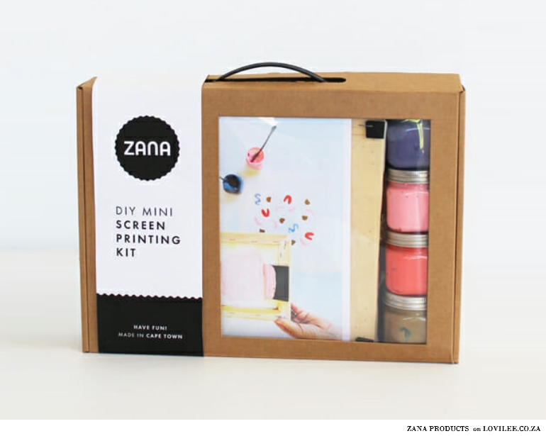 Zana DIY mini screenprinting kit