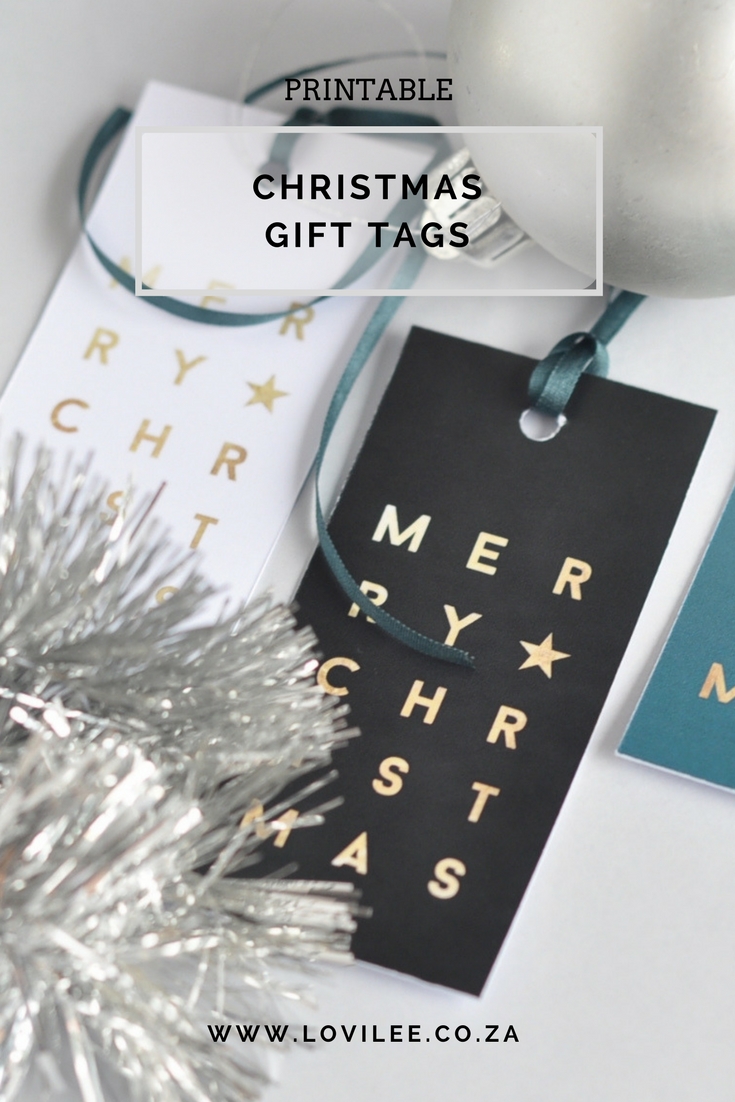 Free printable Christmas Tags