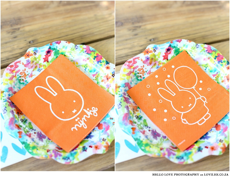 Miffy serviettes from Kruidvat