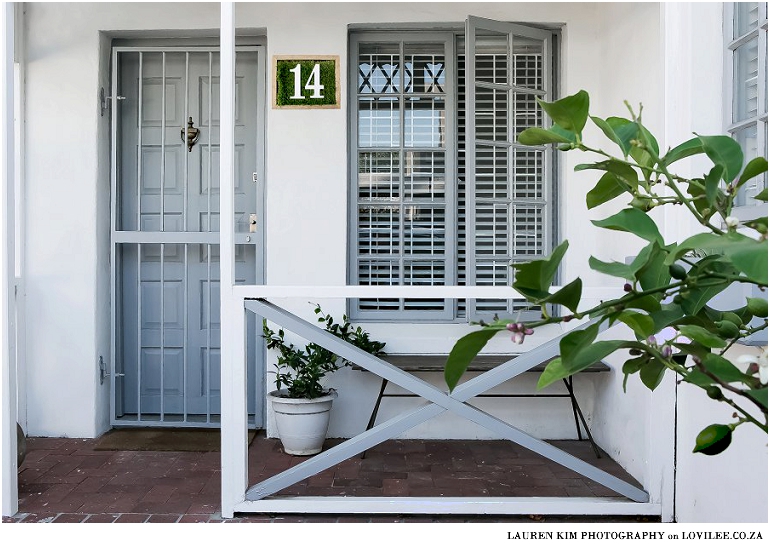 DIY House Number by Lauren Kim Photography