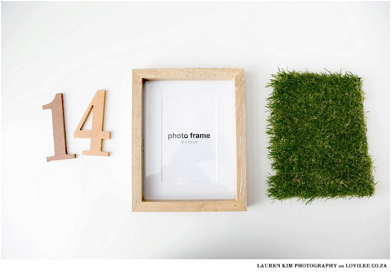 DIY House Number by Lauren Kim Photography