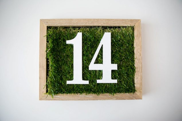 DIY House Number by Lauren Kim Photography