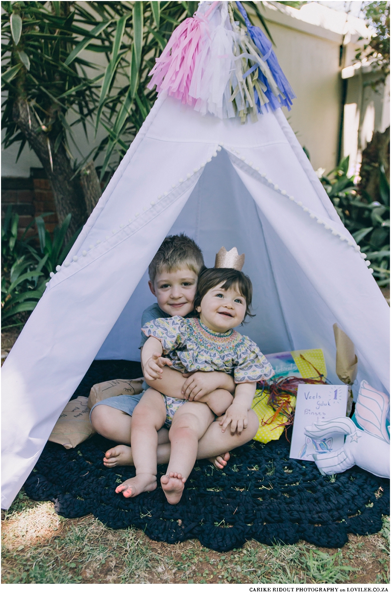 Kids in a My Tiny Teepee custom Teepee