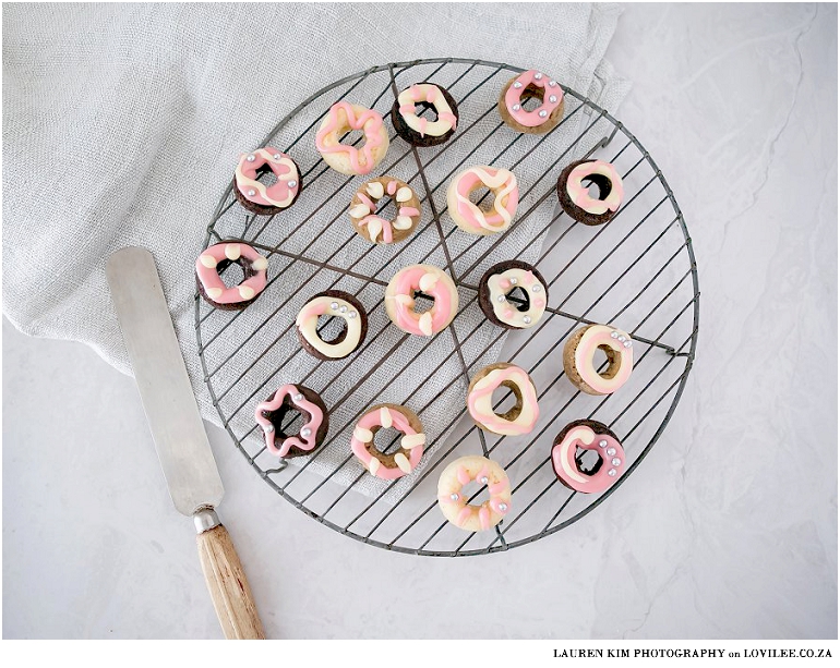 Mini doughnut recipe by Lauren Kim Food Photography