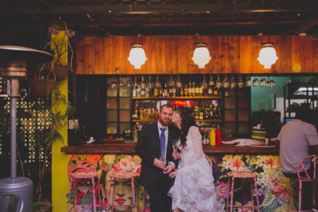 Katy's Palace Bar wedding