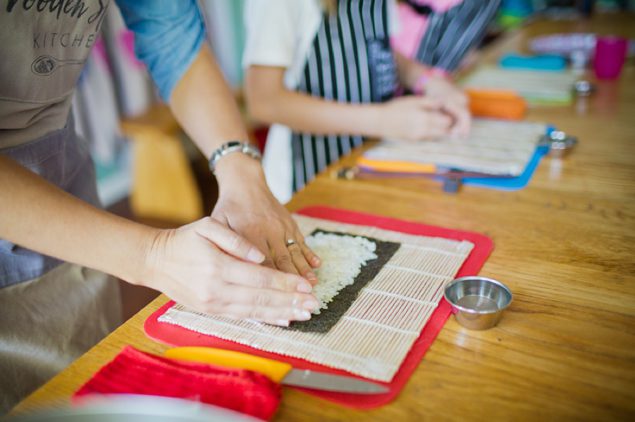 Kids cooking classes at The Wooden Spoon Kitchen in Linden