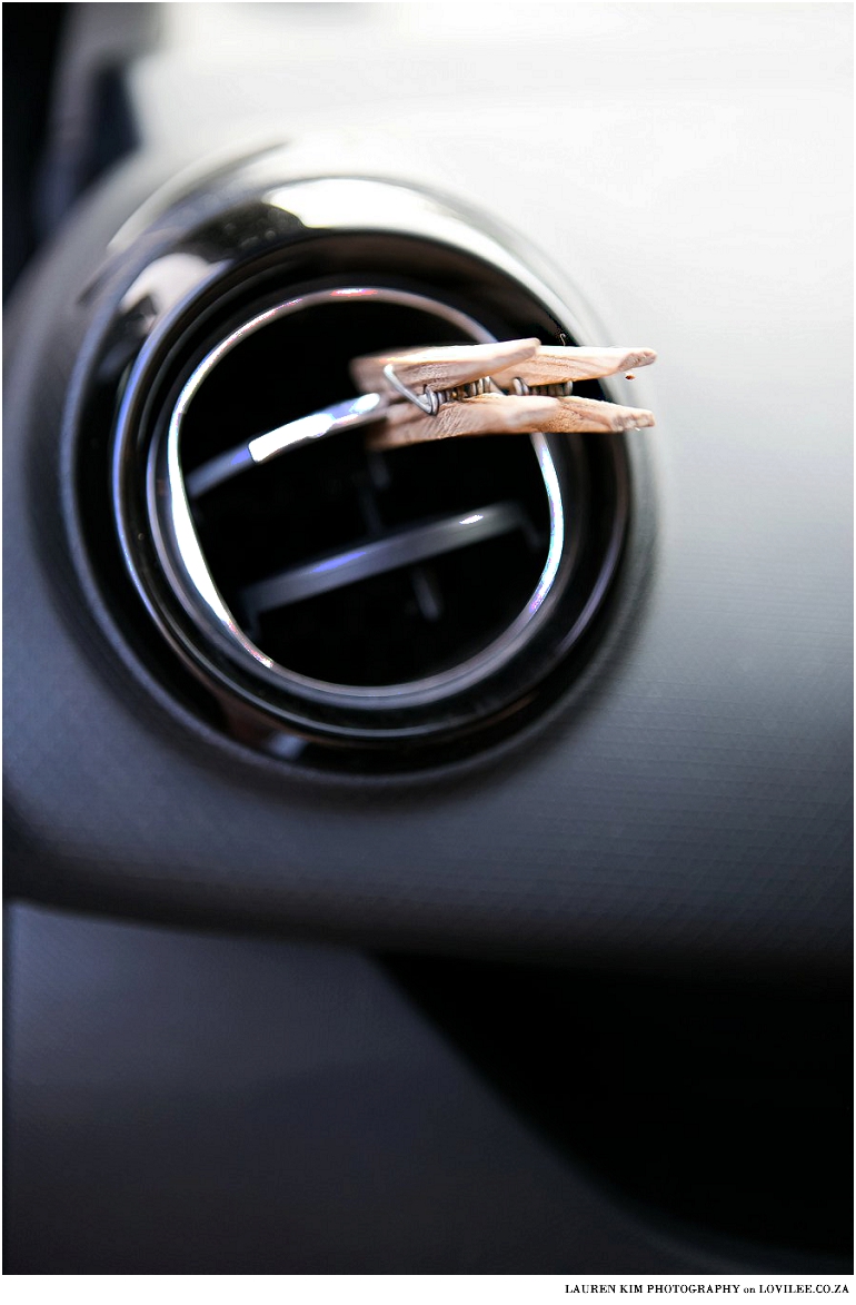 DIY Car freshner fragranced clothes pegs