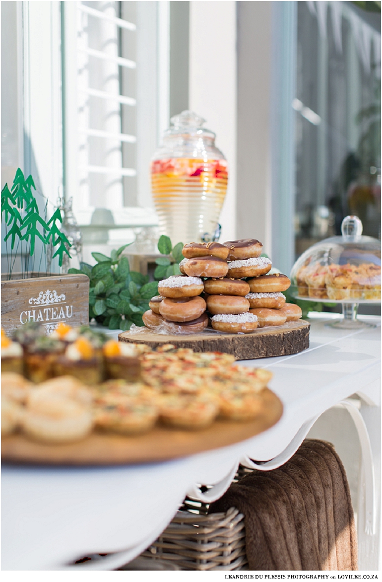 Forest Theme kids party candy table