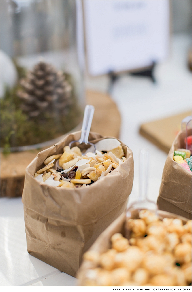 Forest theme Kids Party trail mix