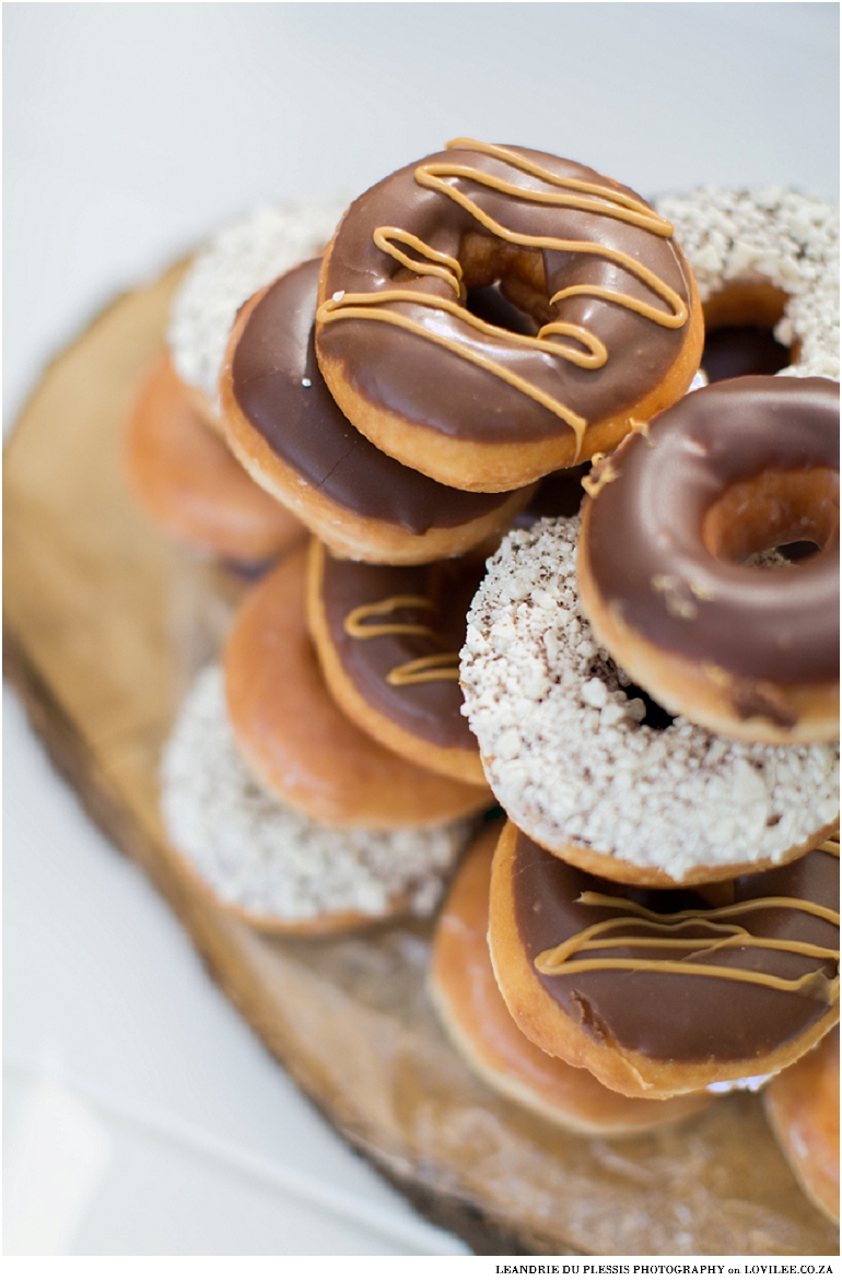 Forest theme kids party donuts