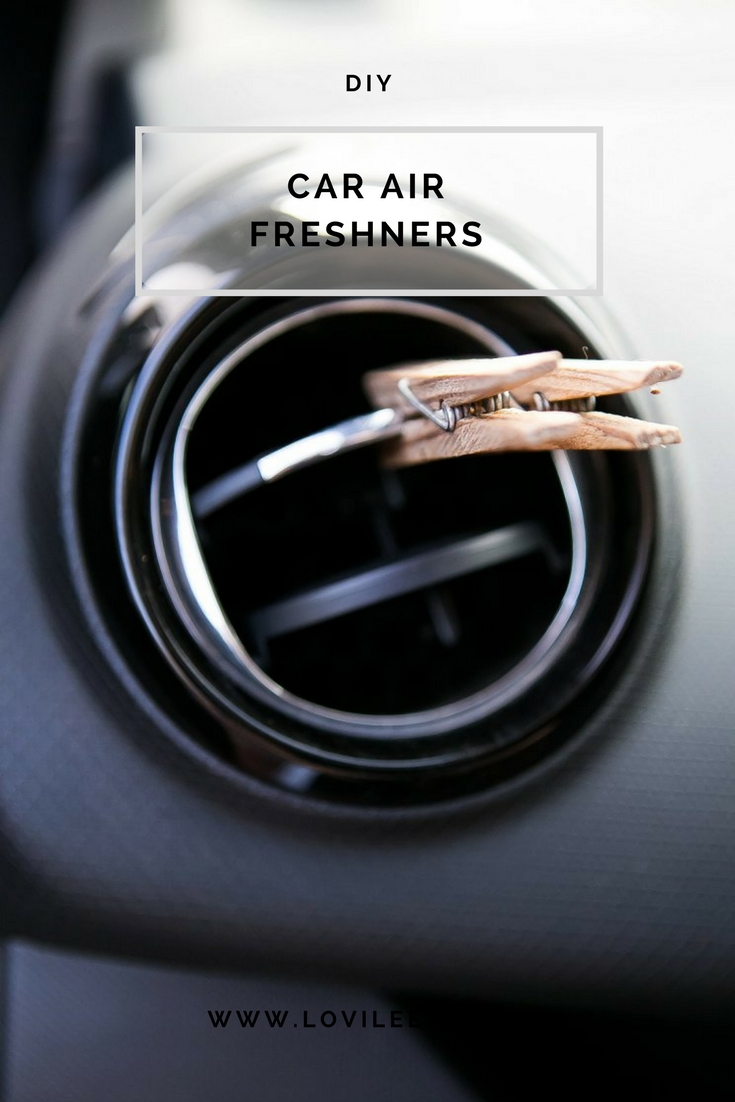 DIY car air freshners