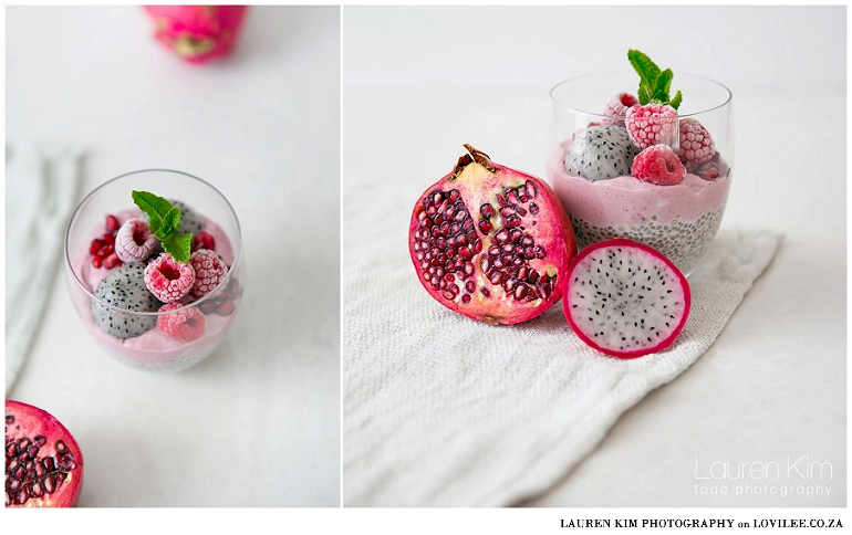 Mothers Day Pink Chia Pudding Breakfast recipe