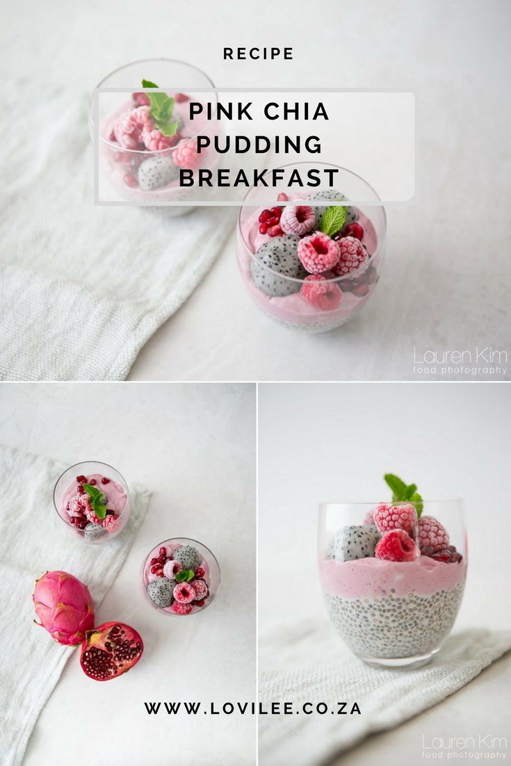 Mothers Day Pink Chia Pudding Breakfast recipe