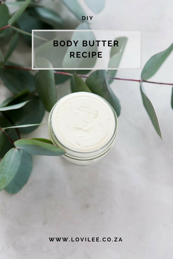 Lovilee DIY Body butter recipe