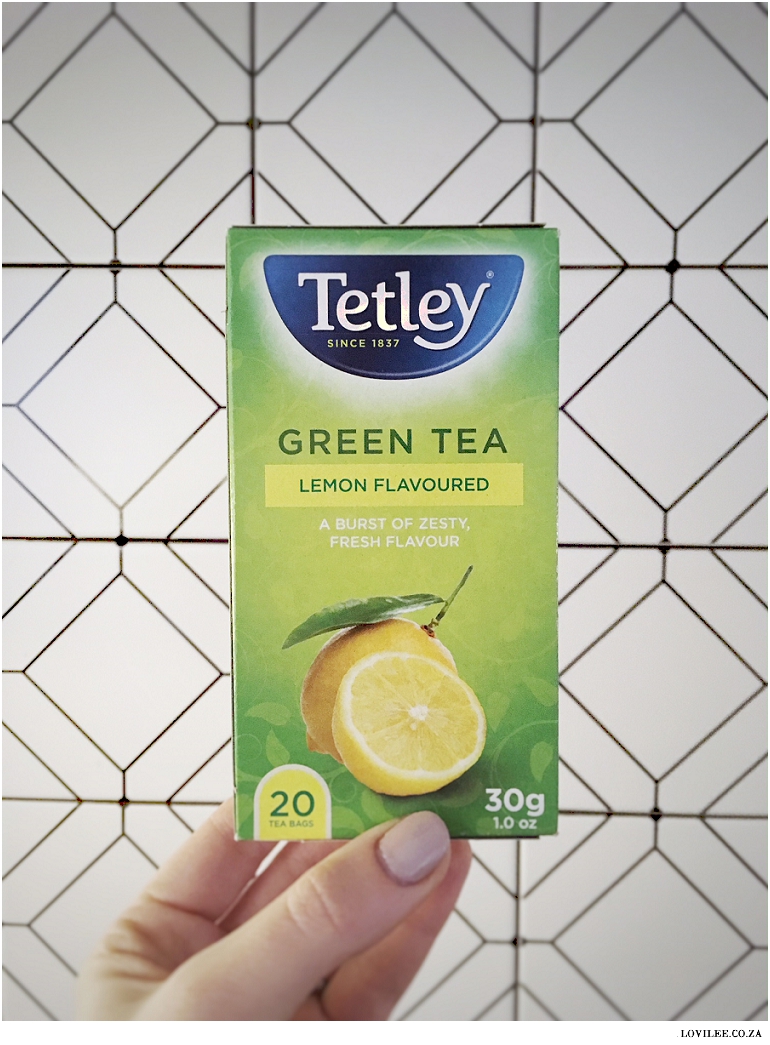 Tetley Green tea Lemon flavour