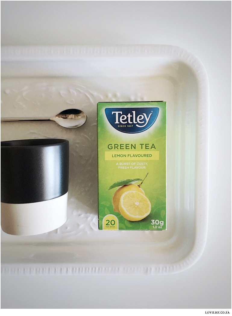 Tetley Green tea Lemon flavour