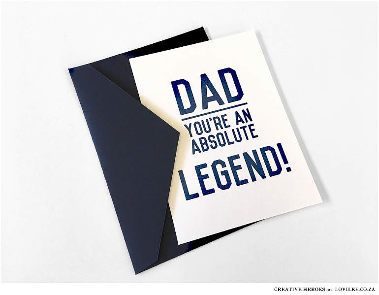 Printable Fathers Day card