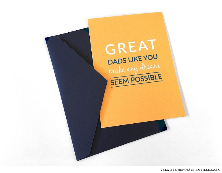 Printable Fathers Day card