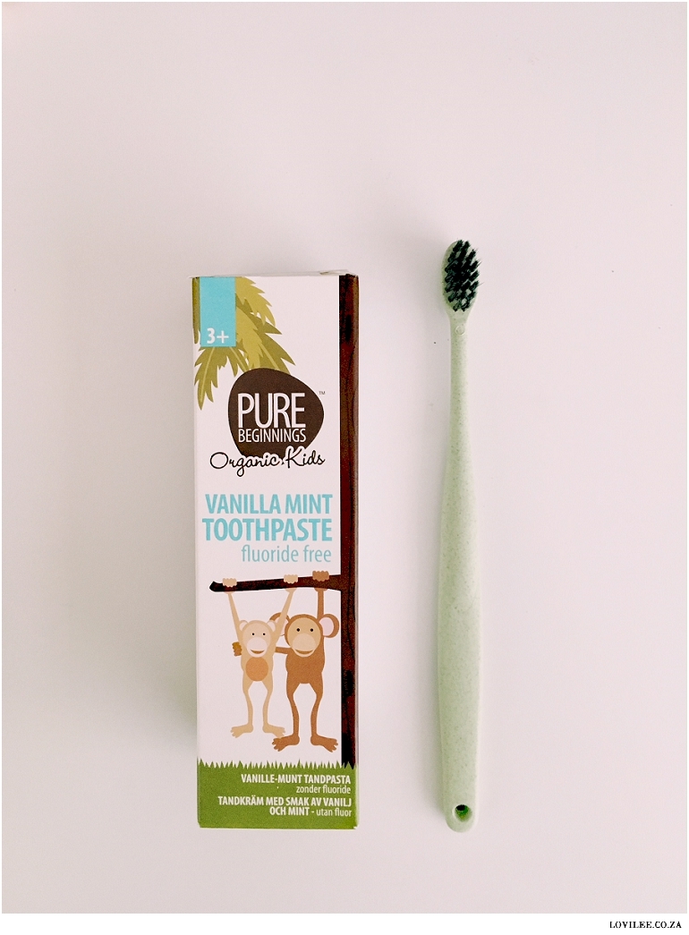 Pure Beginnings organic toothpaste