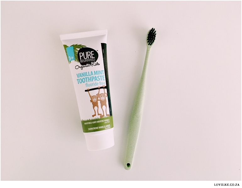 Pure beginnings organic toothpaste