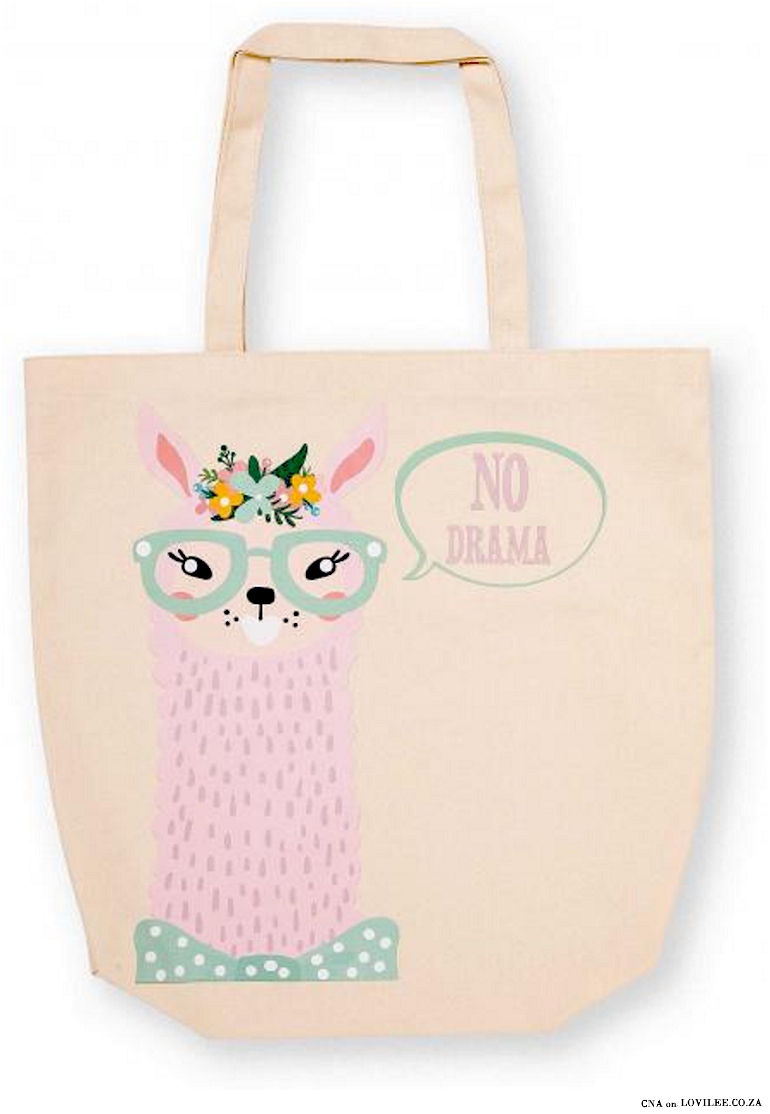 llama tote from CNA