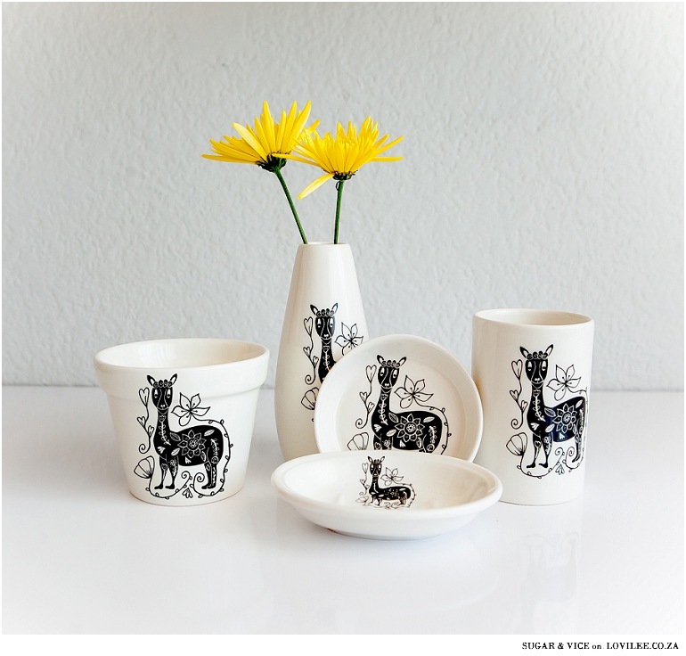 Sugar & Vice llama ceramics