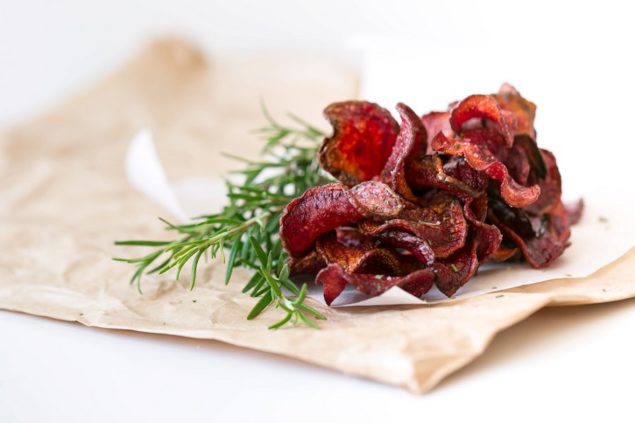 Beetroot Chips Recipe by Lauren Kim Food Photography