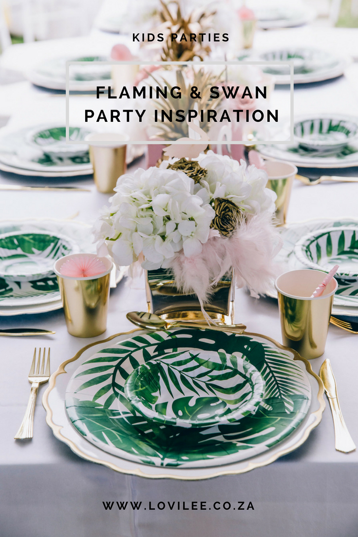 Flamingo and swan party inspiration