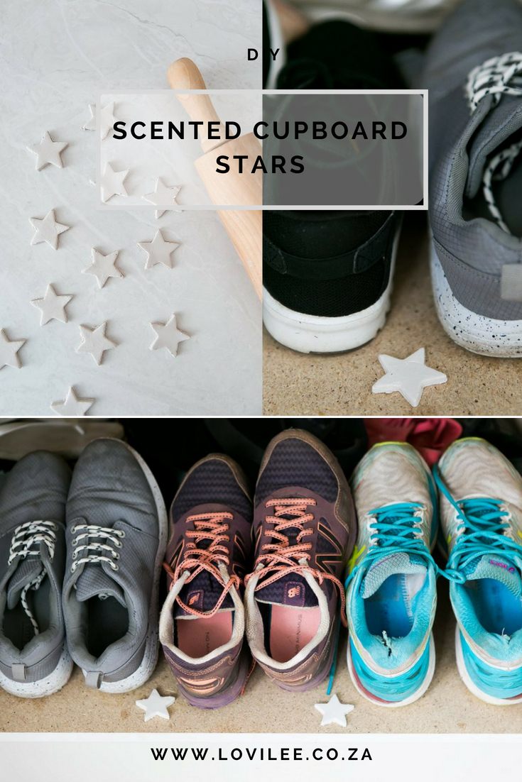 get rid of mildew smell in clothes or shoes in your cupboard? Make these scented closet freshener stars.