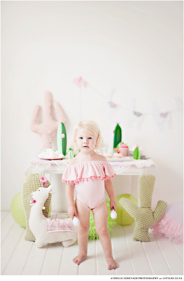 llama candy table with a boho feel perfect as kids party