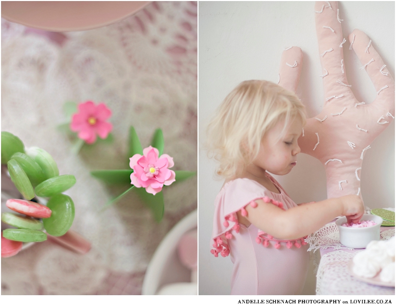 Pink cactus pillow party decor