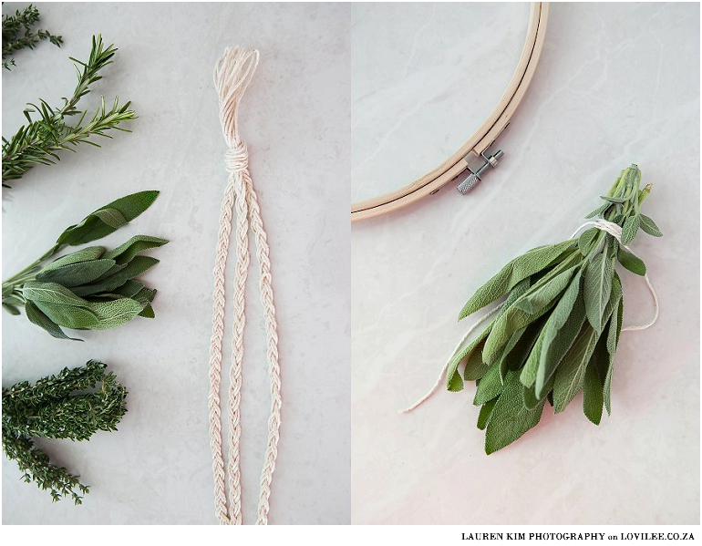 DIY on how to dry fresh herbs and how to make your own herb drying rack