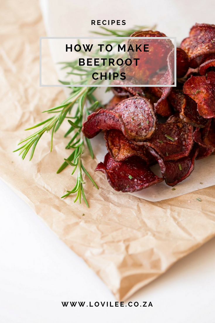 Beetroot Chips Recipe by Lauren Kim Food Photography