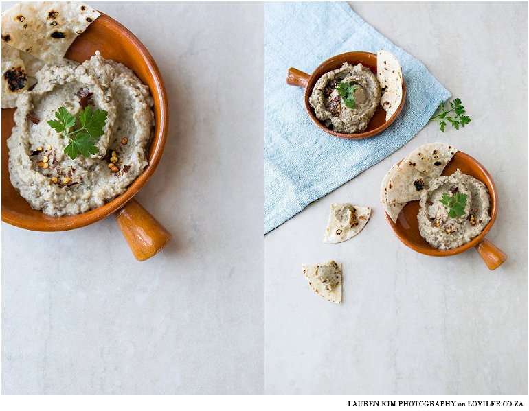 baba ganoush recipe by Lauren Kim Food Photography