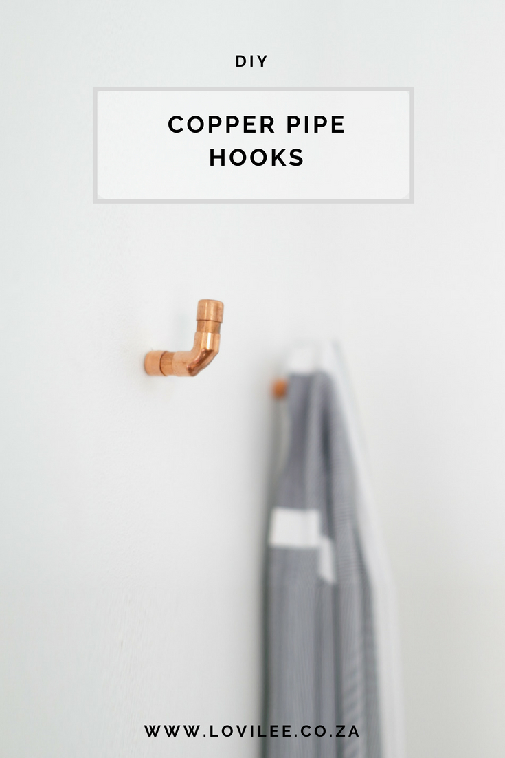 DIY copper hooks