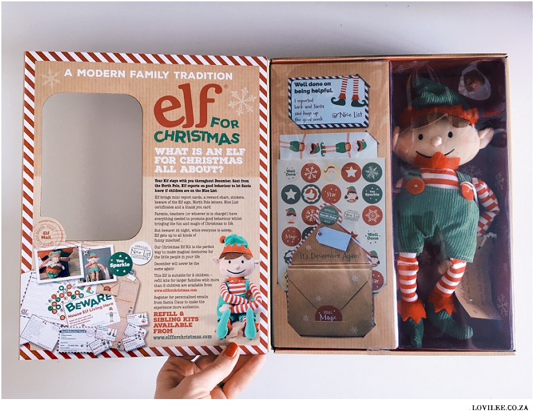 Boy version of Elf for Christmas Magical Rewards kit