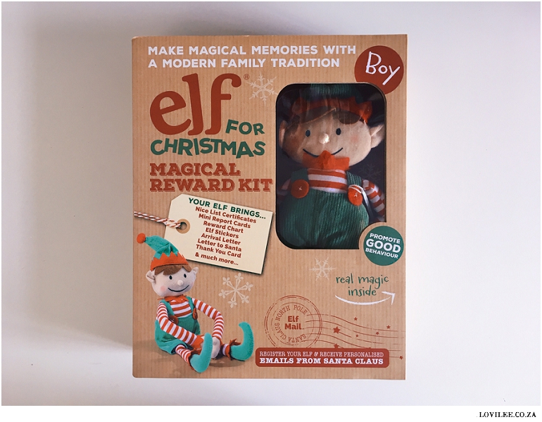 Boy version of Elf for Christmas Magical Rewards kit