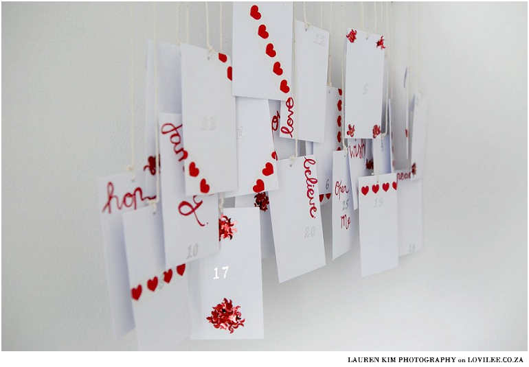 Date night advent calendar