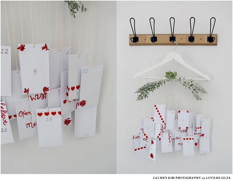 Date night advent calendar