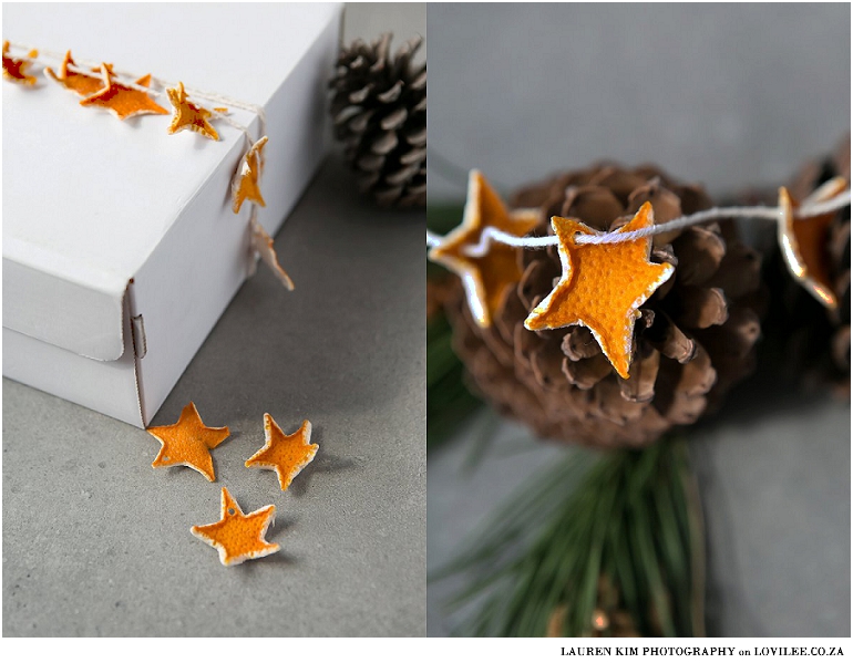 Teach your kids how to make these Festive Orange Peel starts DIY