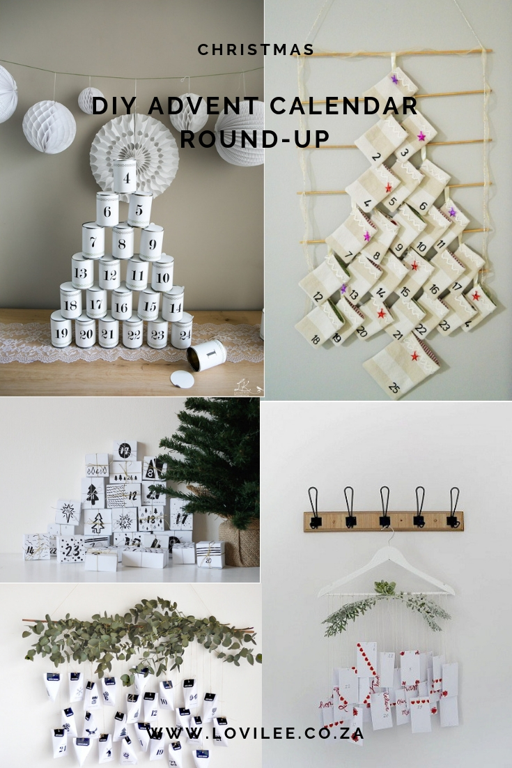 Post round up of the best Advent calendar DIYs for Christmas