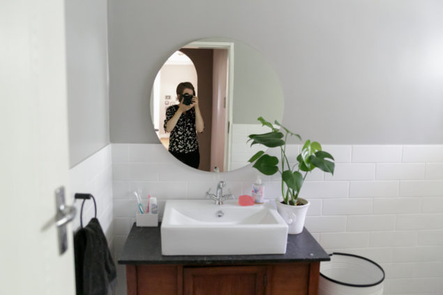 Lovilee bathroom makeover Mirror from Native Decor