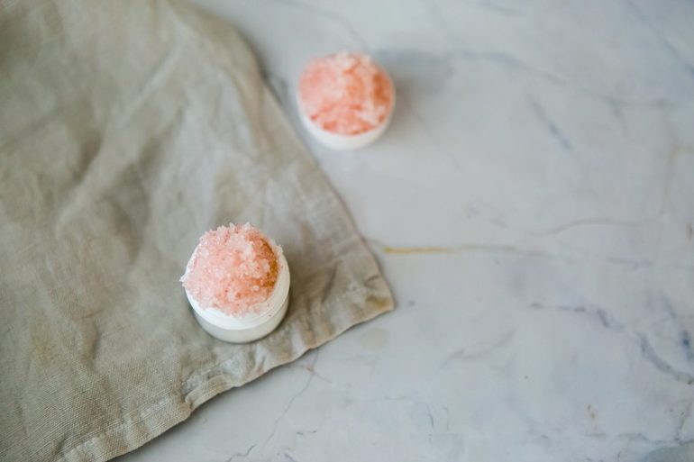 DIY lip scrub recipe by Lauren Kim Photography