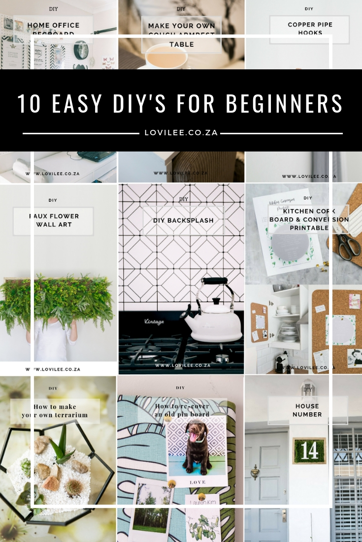 10 Easy DIYs for beginners