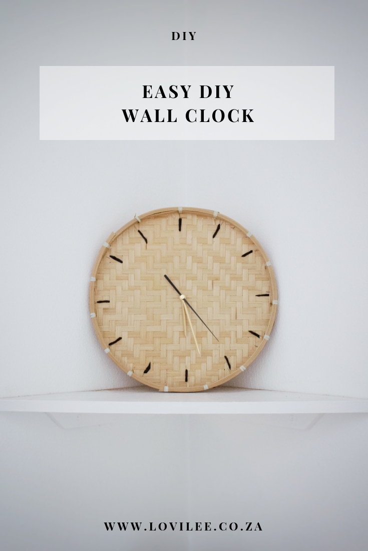 Easy DIY wall Clock